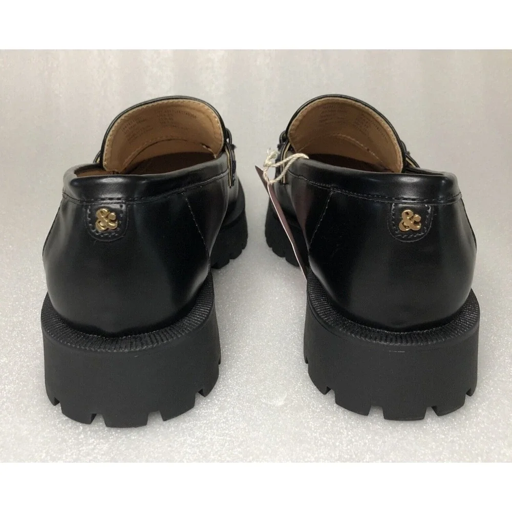 Sam & Libby Women's Black Rylan Lug Sole Loafer Low Top Slip-On 8.5 NEW - Picture 7 of 16